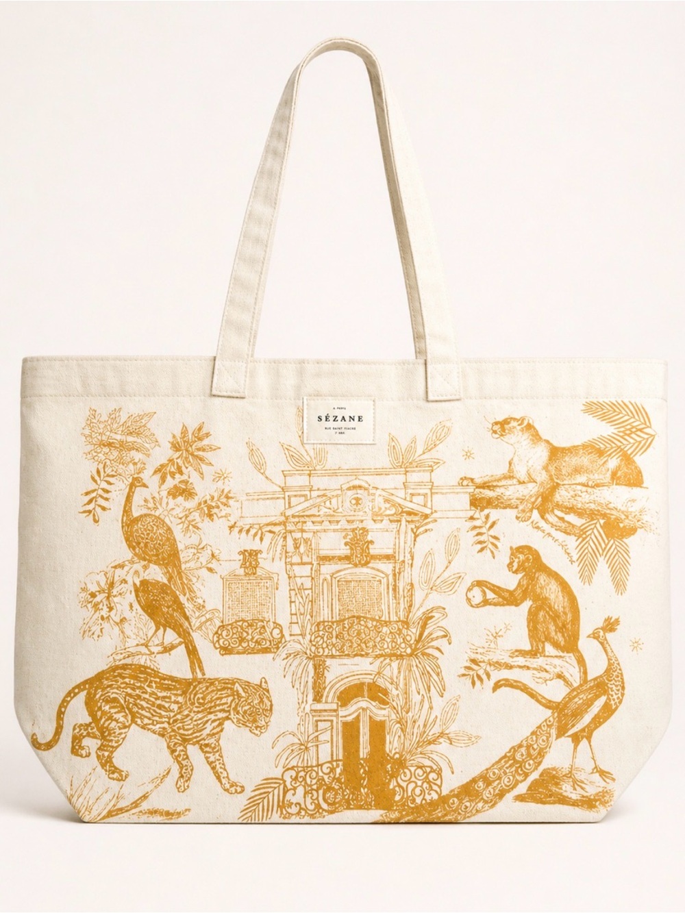 Sezane Canvas Tote Bags
